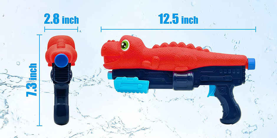 Storio Manual Water Gun High Pressure Summer Water Shooter Blaster for Kids