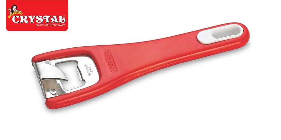 Crystal Stainless Steel Bottle Cum Can Opener, Multicolour