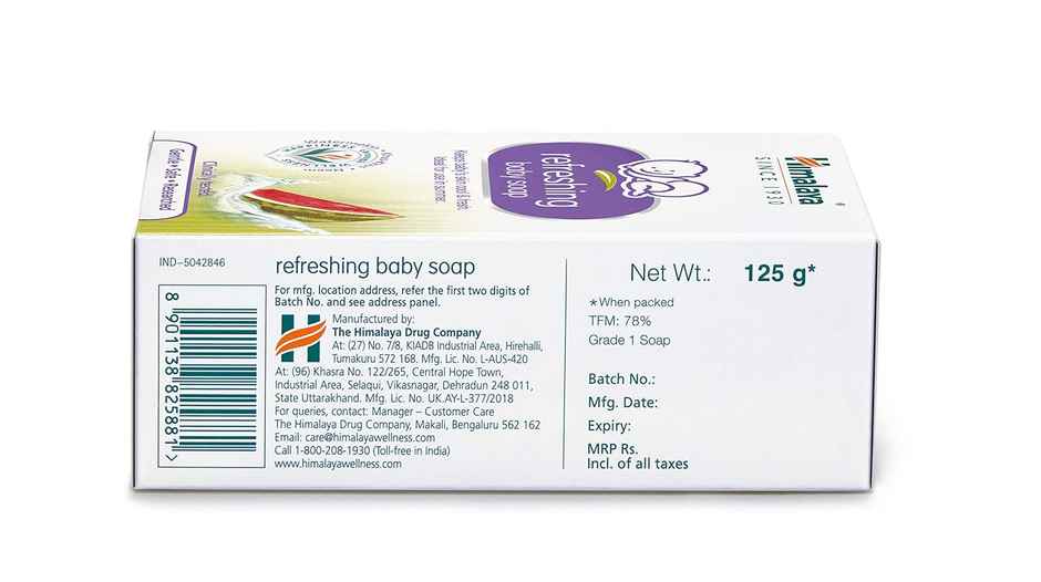 Himalaya Refreshing Baby Soap for Summers -| Helps Protect From Sweat & Irritation