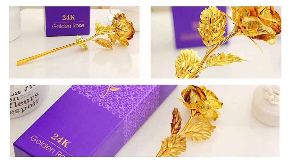 24 K Golden Rose