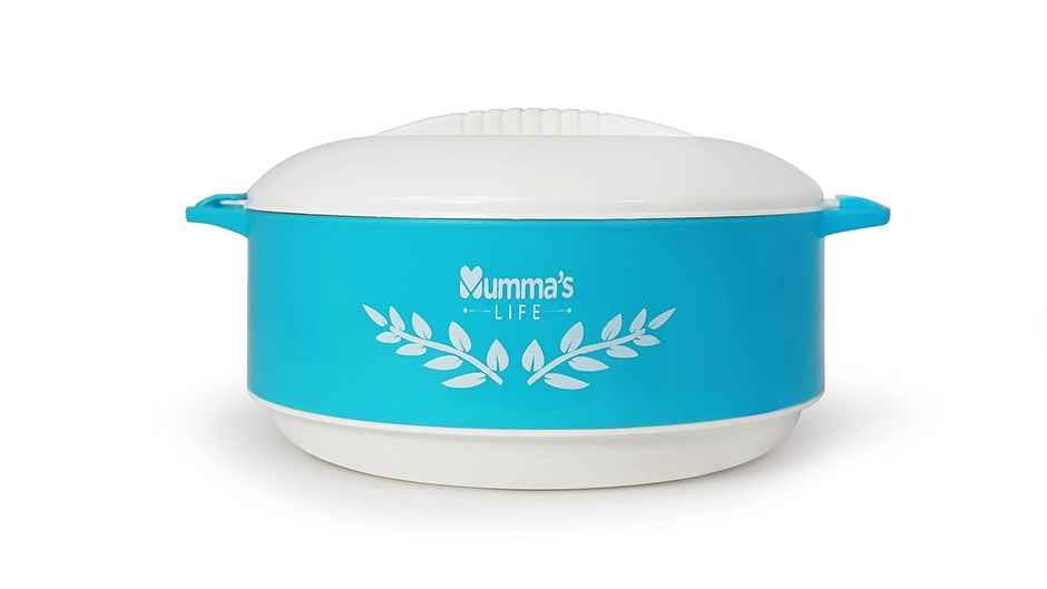 Mumma's Life Plastic Casserole With Lid For Roti/Chapati (Blue) (2000Ml)