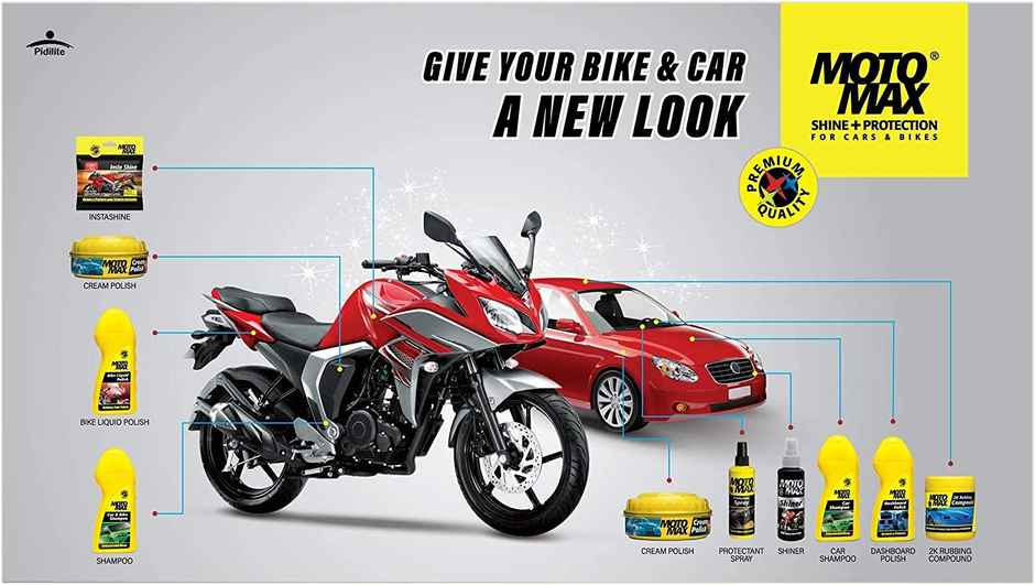 Motomax Bike & Car Cream Polish | 60 gm with Carnuba Wax and Micro Polishing Agents