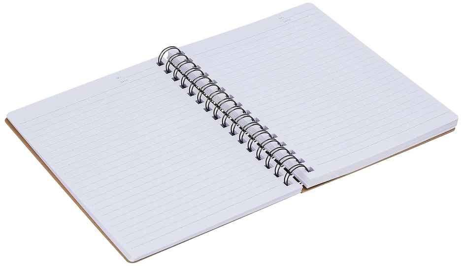 DRAWGUUD Single Line, Wiro Binding, Multicolour Thick Notebook - 200 Pages
