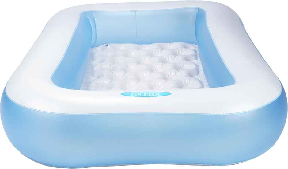 Toyshine Intex Big Rectangular Kids Pool | Blue (Ages 2-5)