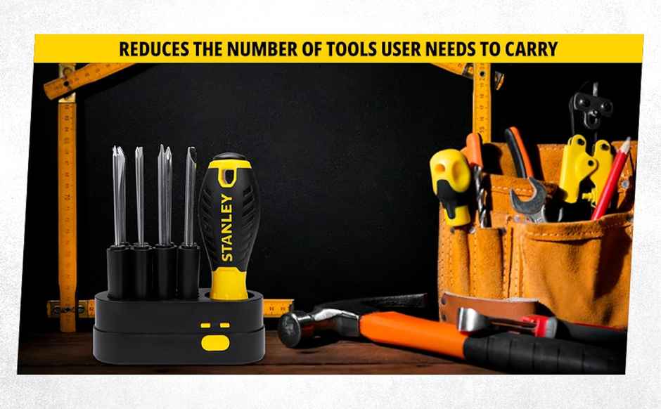 STANLEY STHT62511-8 9-Way Screwdriver Set with Storage Case for Home,Professional & Industrial Use