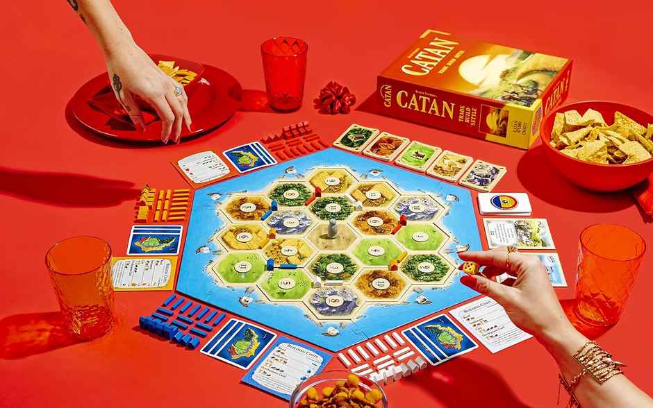 Awestuffs Catan Board Game Accessories Main Base Game 5th Edition