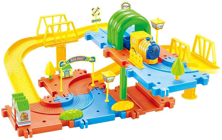 Webby Battery operated Toy Train Set for Kids