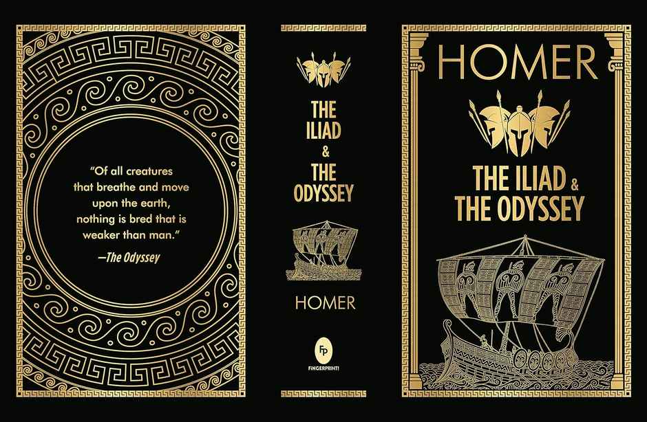 HOMER: The Iliad & the Odyssey (Deluxe Hardbound Edition)
