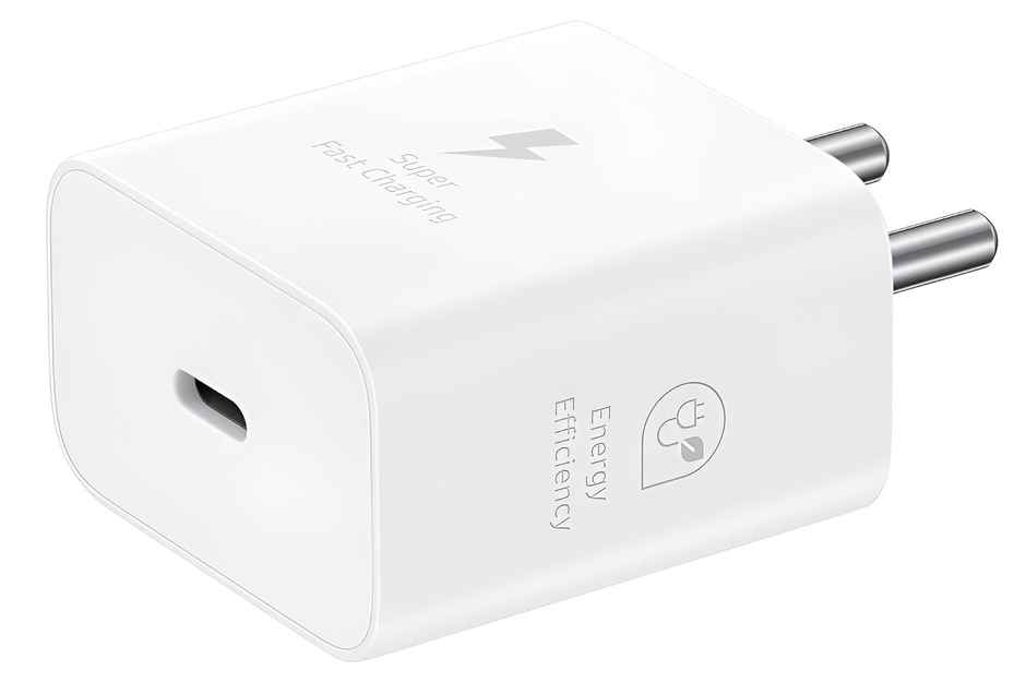 Ailkin 25W GaN Charger Adaptor for Samsung Phones | White