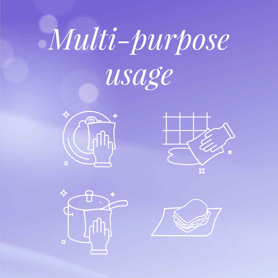 Origami Luxuria 3Ply Kitchen Tissue Roll Super Absorbent & Tough | Pack of 2, 50 Pulls Per Roll