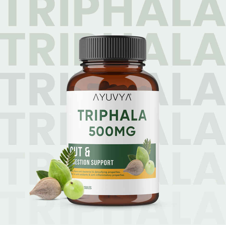 Ayuvya Triphala Health Supplement for Digestion Support