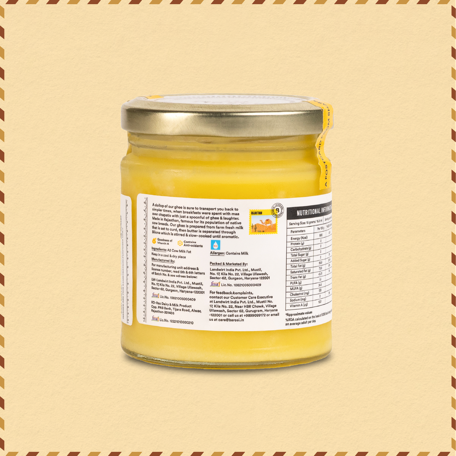 Barosi A2 Desi Cow Ghee