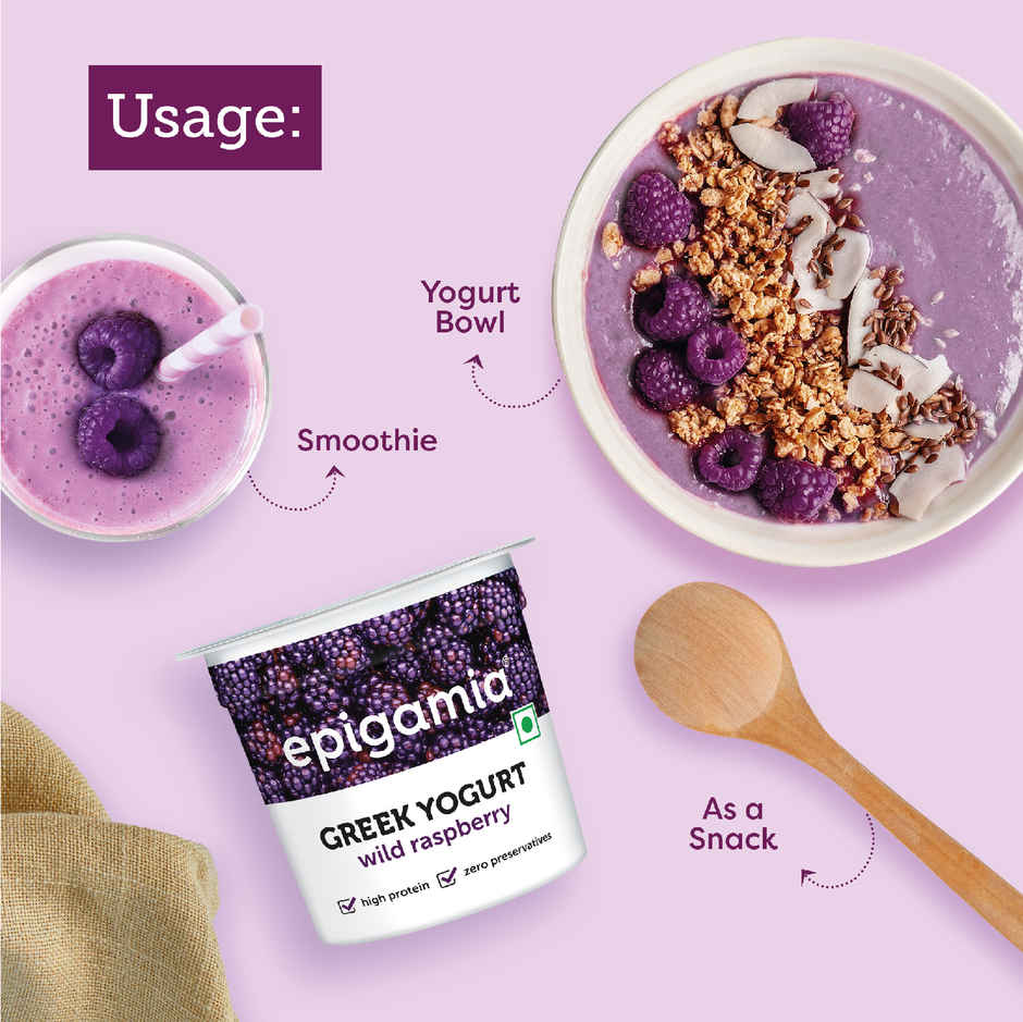 Epigamia Greek Yogurt- Raspberry Combo