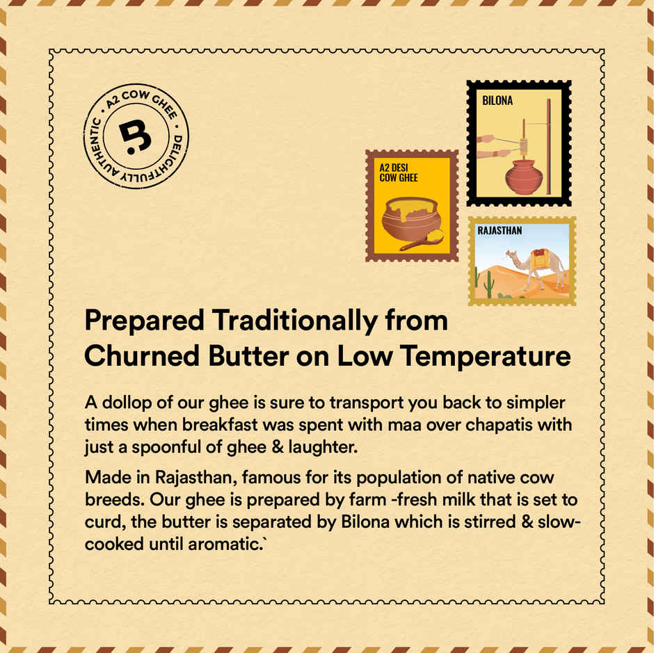 Barosi A2 Desi Cow Ghee Jar