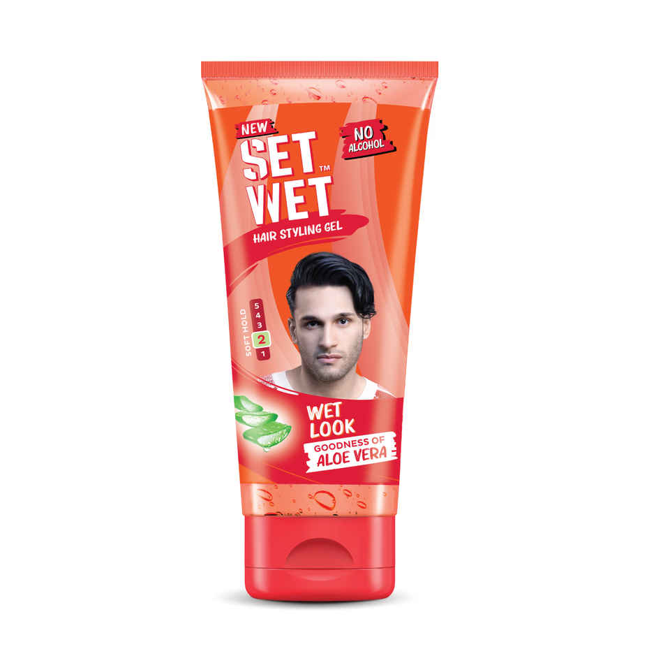 Set Wet Styling Hair Gel for Men | Shine Everyday Tube