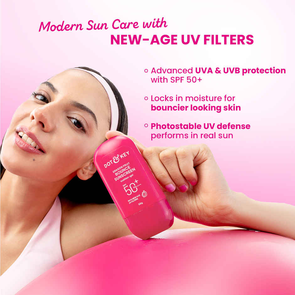 Dot & Key Dragon Fruit Bounce Sunscreen In-Vivo Tested SPF 50+ PA++++