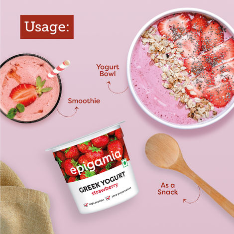 Epigamia Greek Yogurt- Strawberry Combo