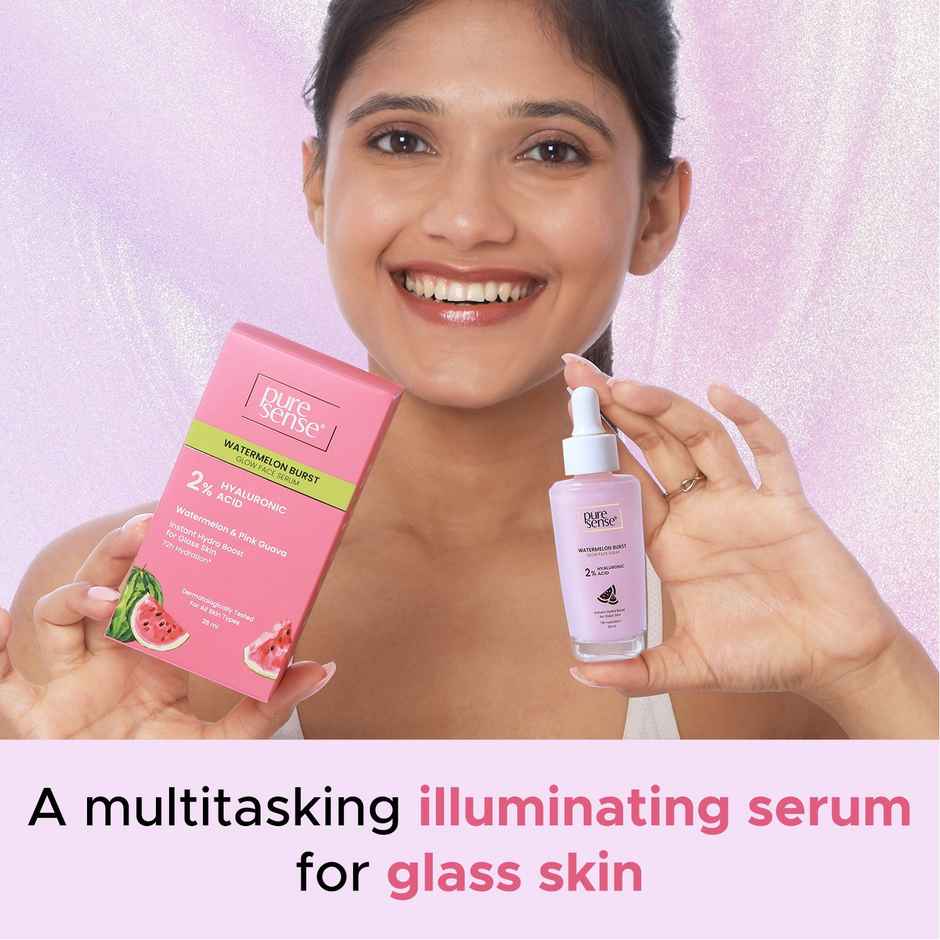 Puresense Watermelon Burst Glow With 10% Hyaluronic Acid Face Serum