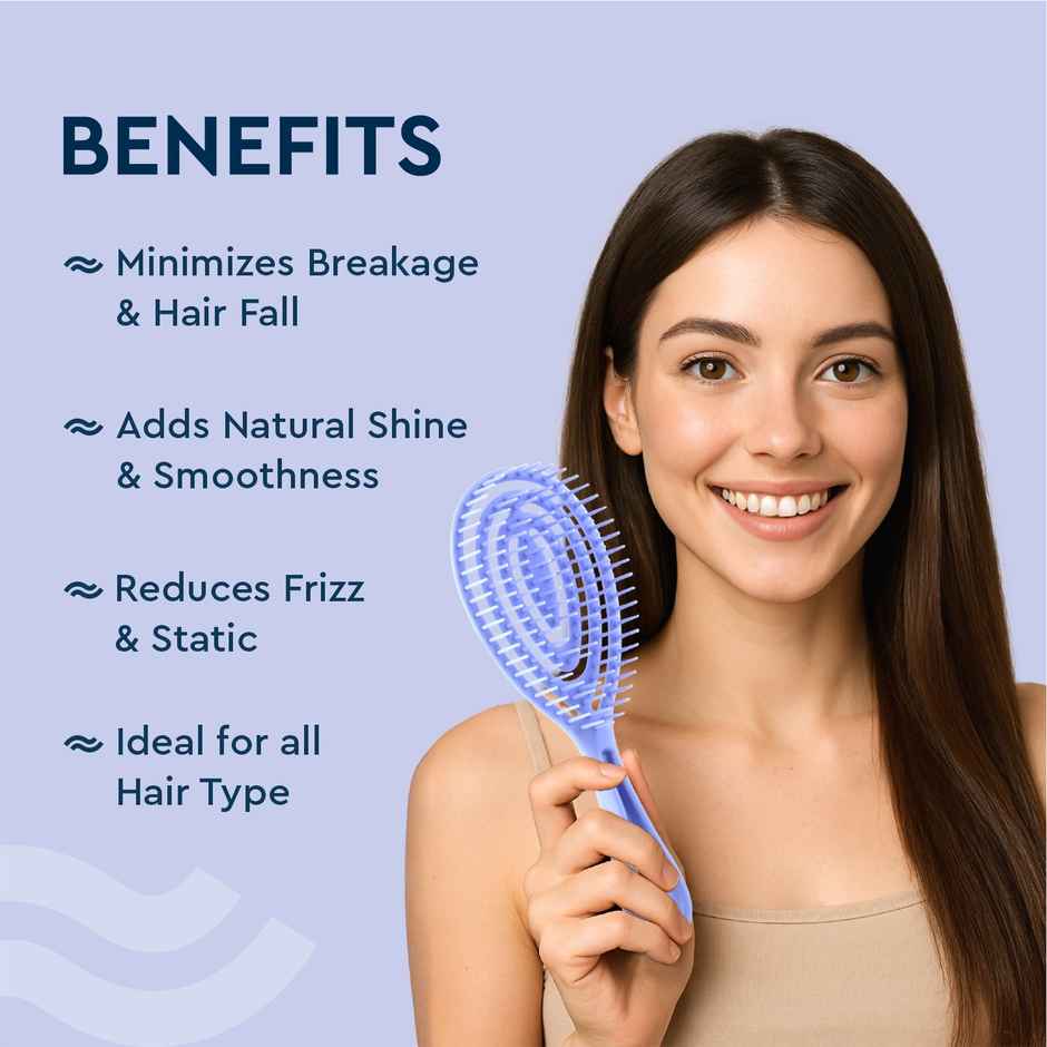 GUBB French Hues Vent Oval Hair Brush