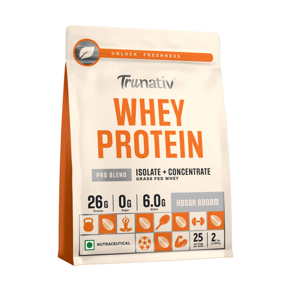 Trunativ Pro Blend Whey Protein - Kesar Badam