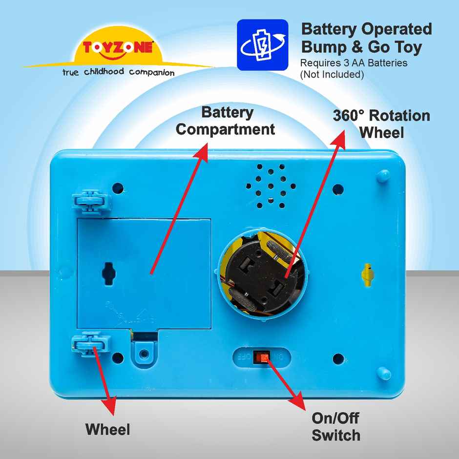 Toyzone Doraemon Time Machine Bump and Go
