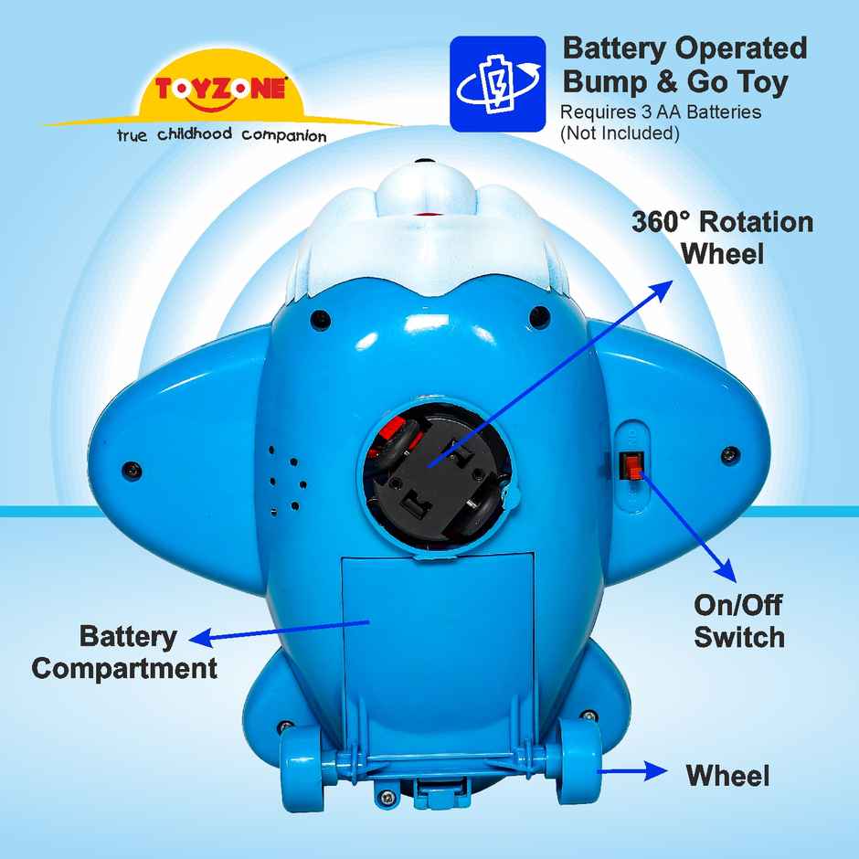 Toyzone Bear In Plane Bump and Go