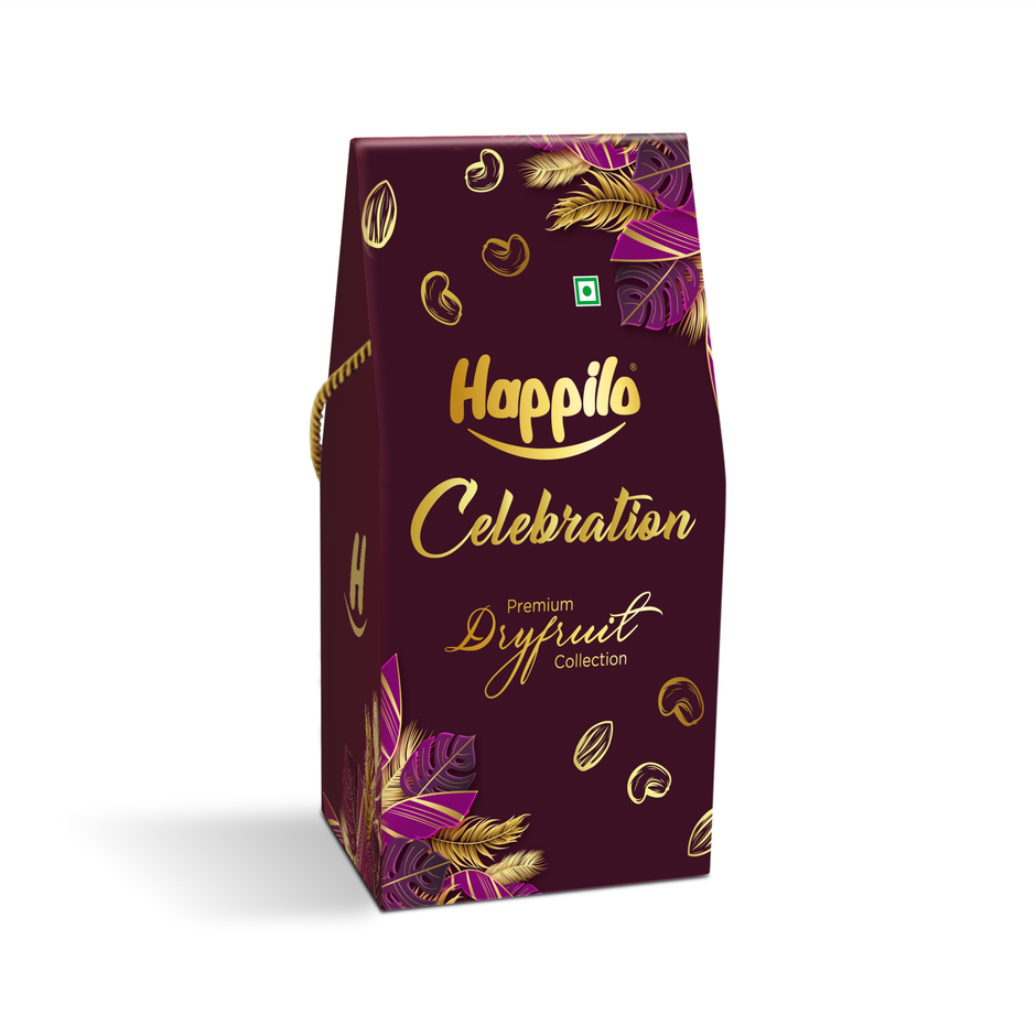 Happilo Dry Fruit Celebration Gift Box Dove 125 g Combo