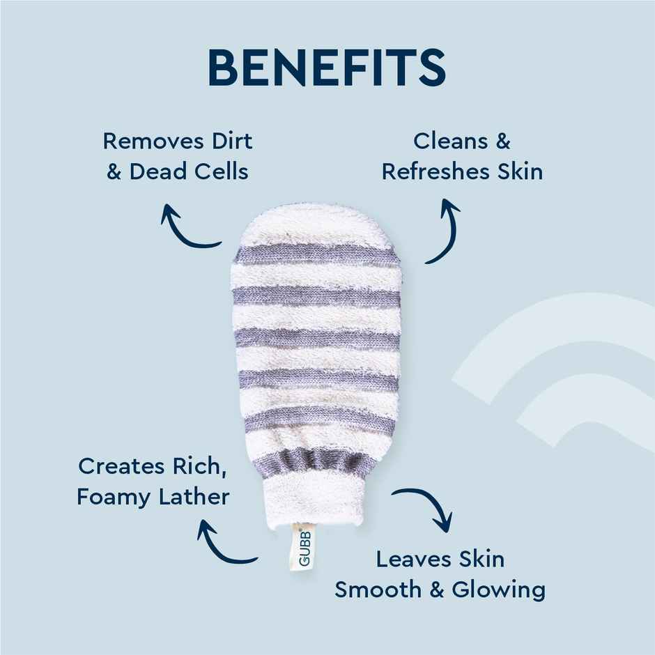 GUBB Exfoliating Bath Mitt (Dual Side)