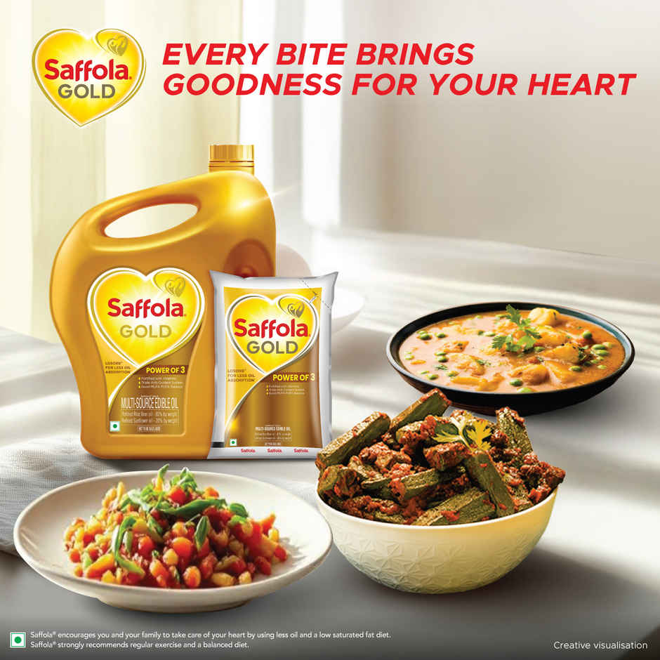 Saffola Gold Oil Power of 3