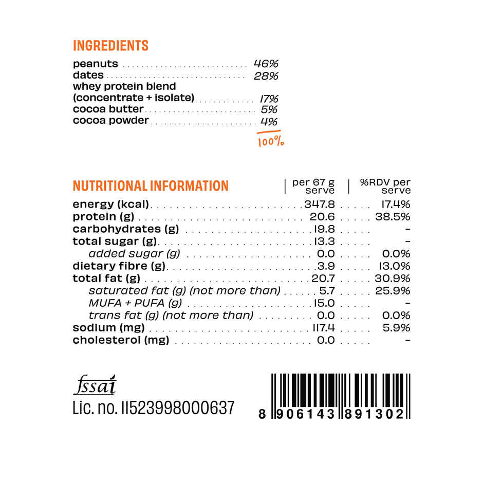 The Whole Truth 20g Protein Peanut Cocoa Protein Bar Combo