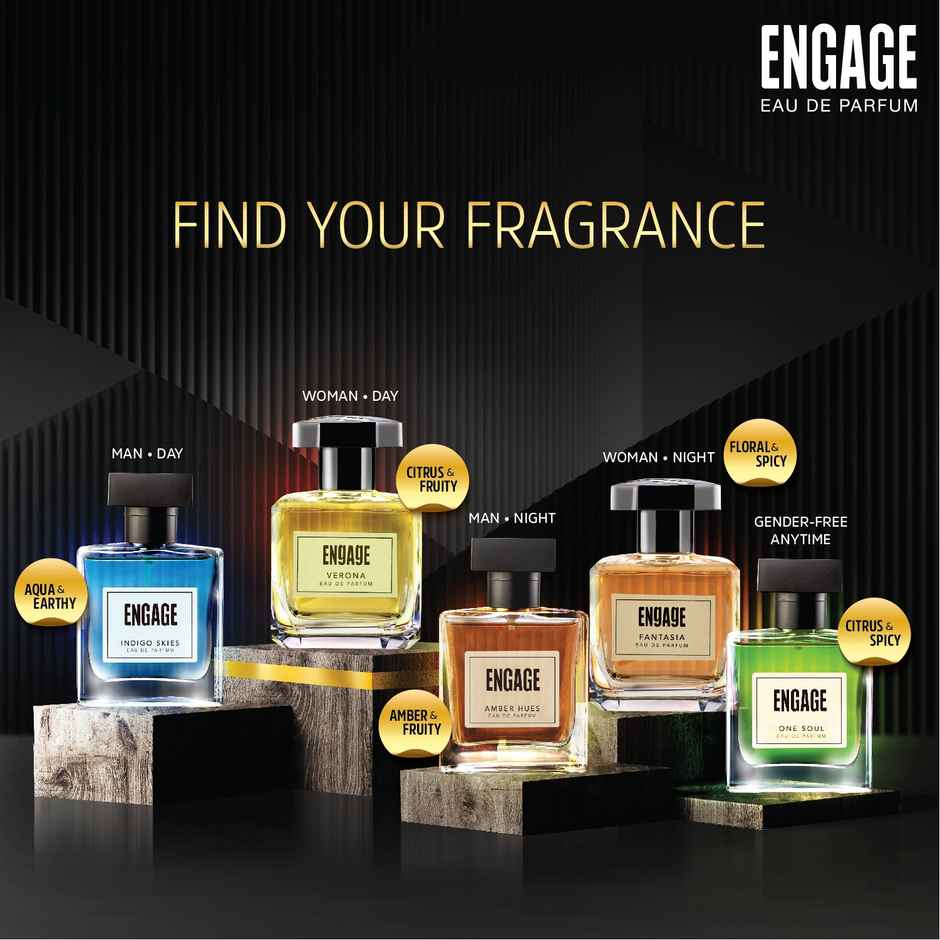 Engage Verona Perfume for Women | Citrus & Fruity | Free Tester with pack