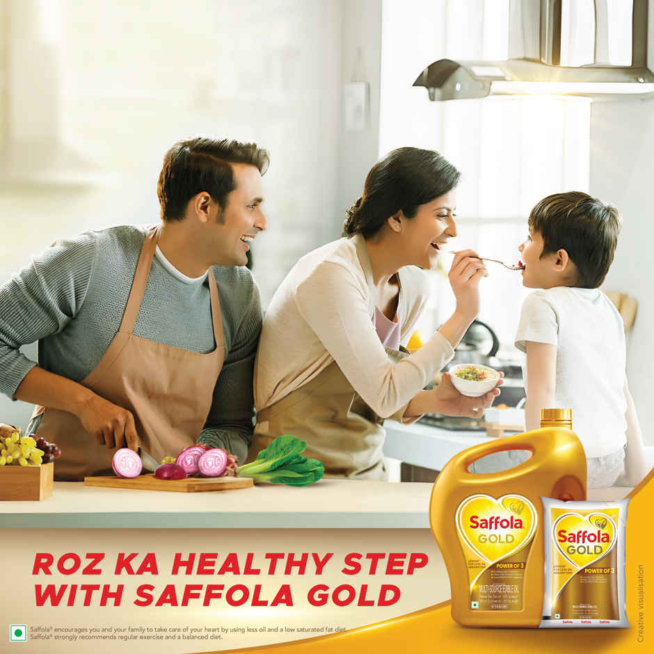 Saffola Gold Oil Power of 3