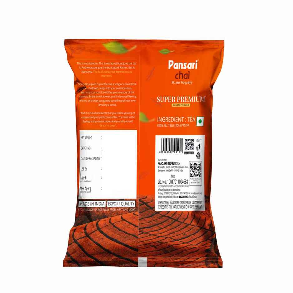 Pansari Chai Superior Premium Tea