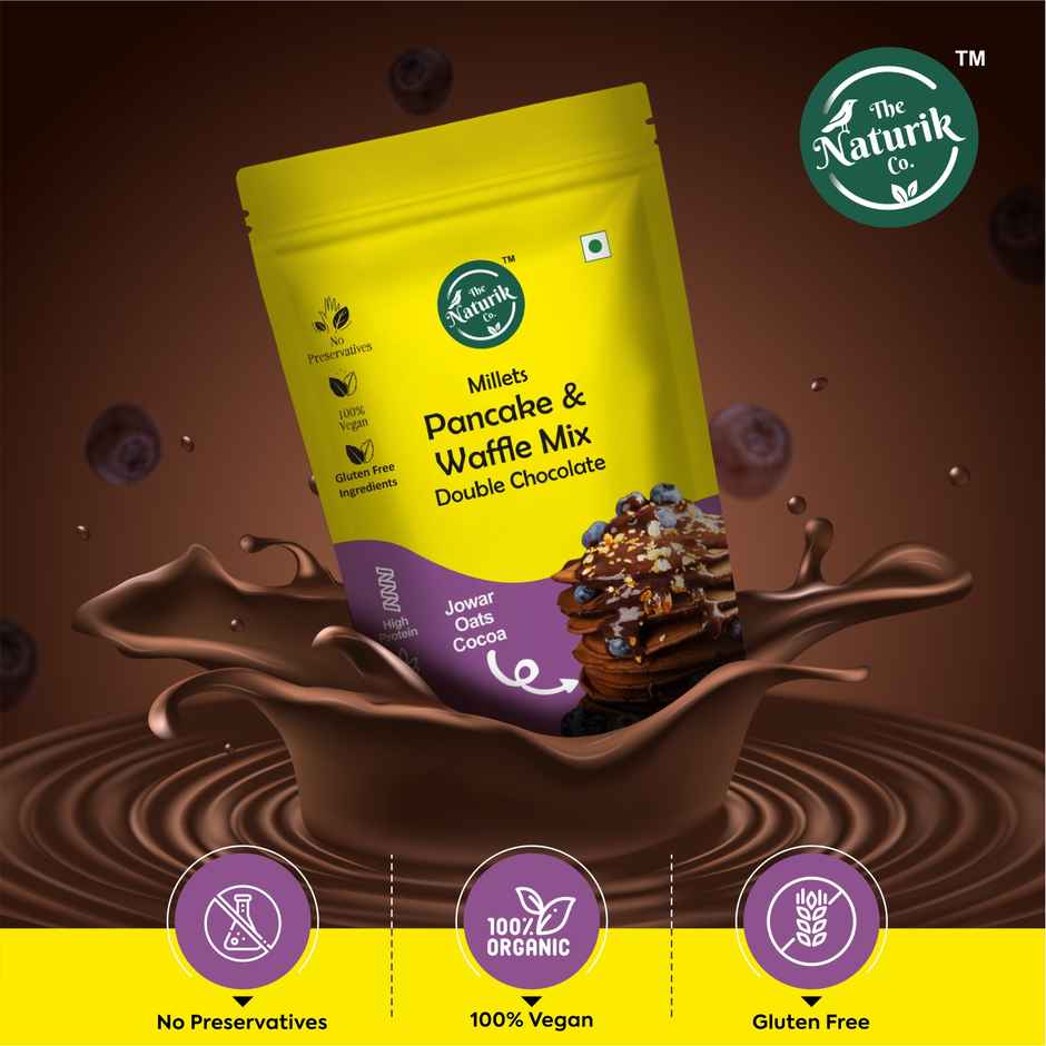 The Naturik Co High Protein Millet Pancake Chocolate