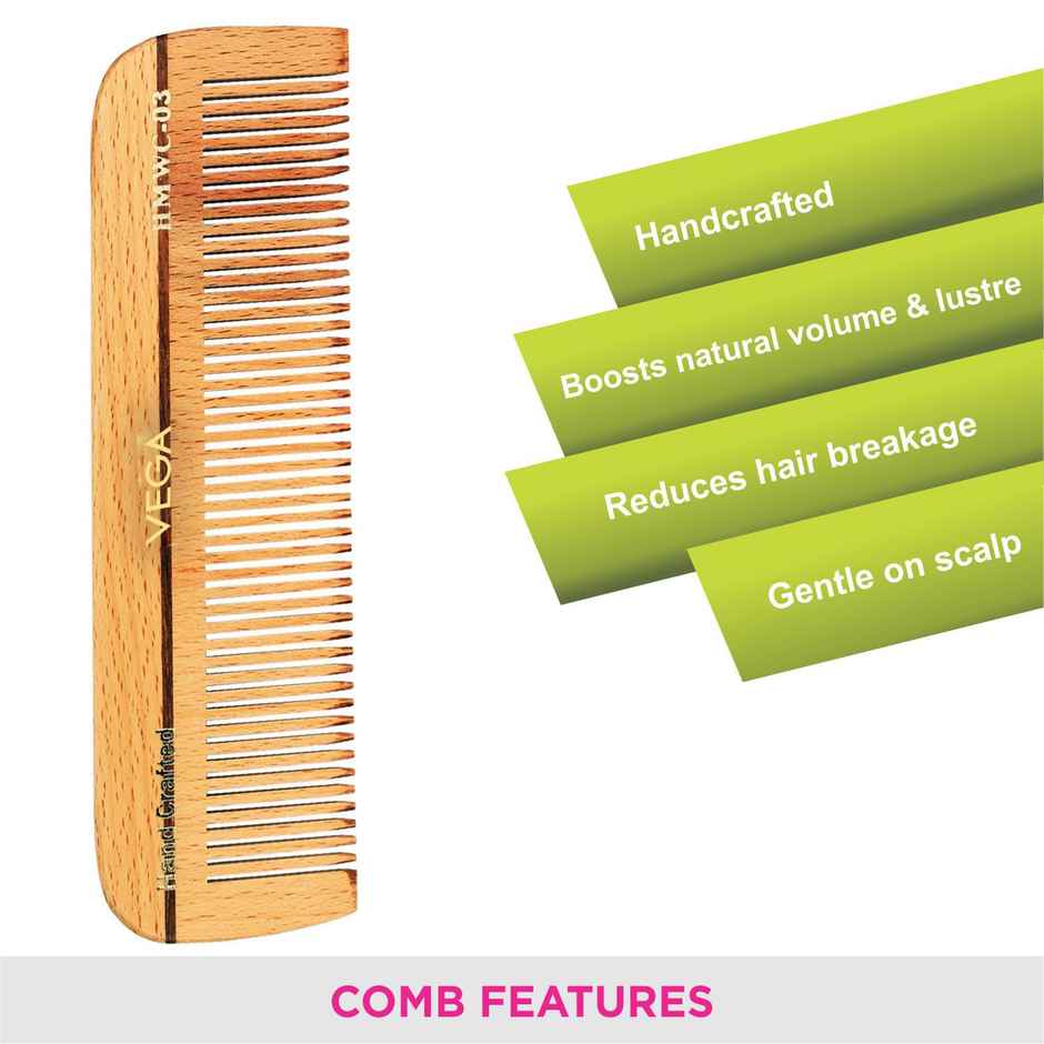 VEGA Wooden Dressing Hair Comb,Handmade For Men And Women | Hmwc-03
