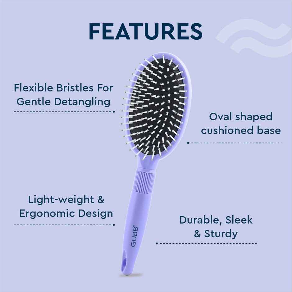 GUBB Oval Hair Brush - French Hues