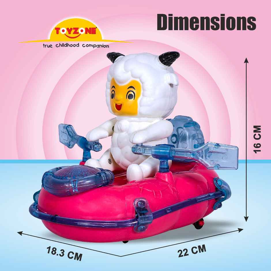 Toyzone Sheep On Boat Bump and Go