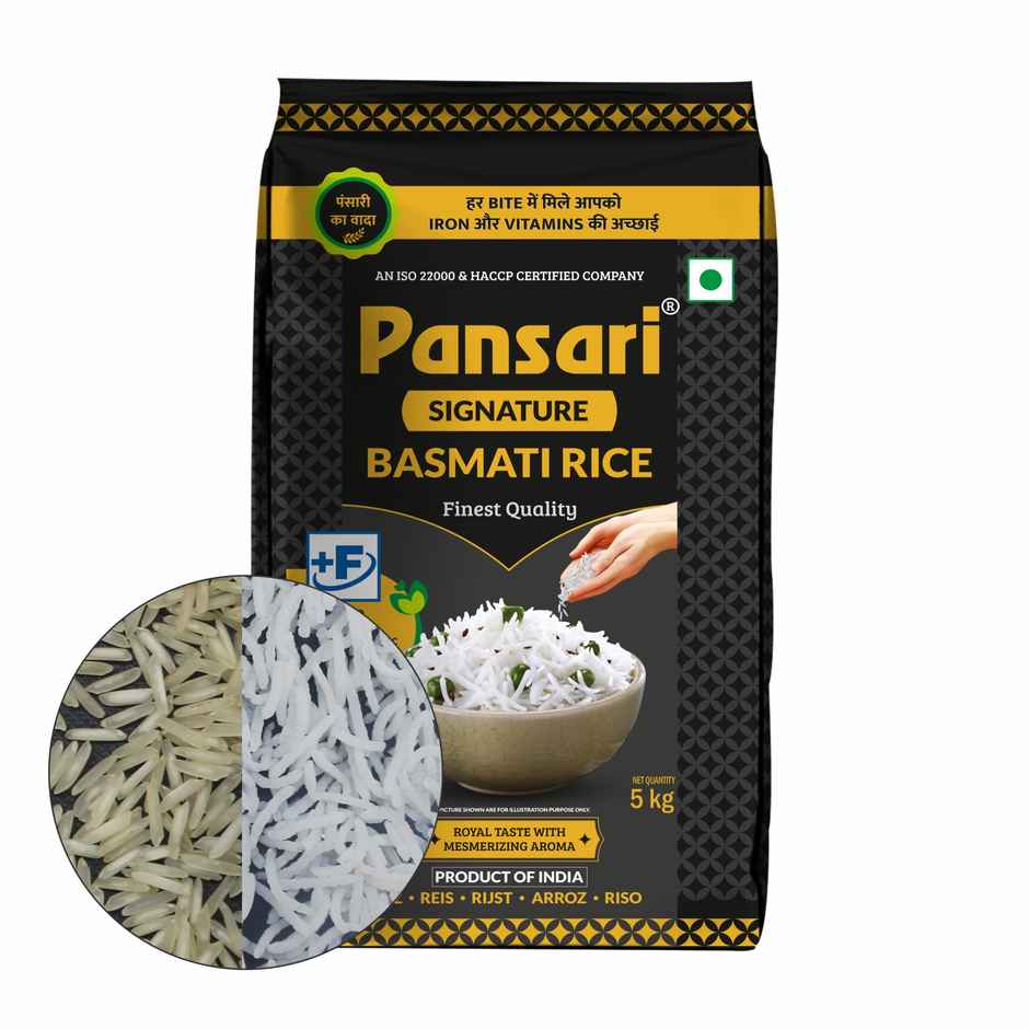 Pansari Signature Basmati Rice | Biryani Rice | Super Premium Chawal | Free Biryani Masala
