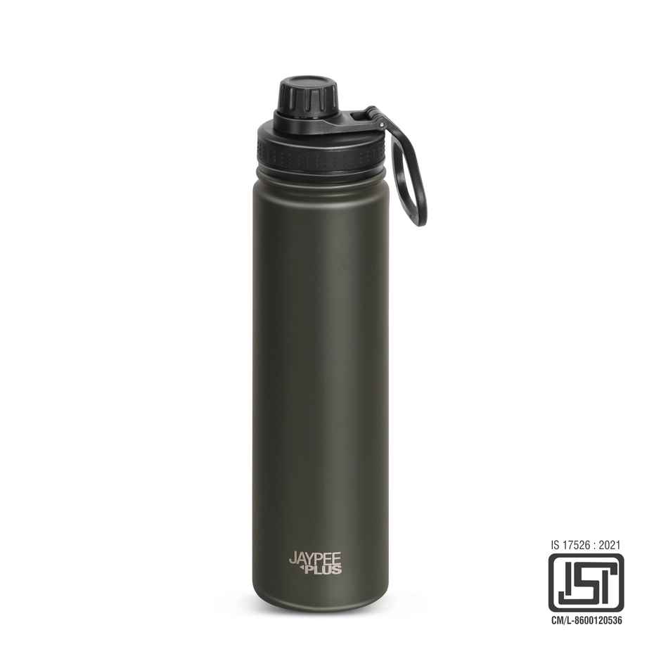 Jaypee Plus Hylux Vacuum Insulated Stainless Steel Bottle | ISI Certified | Green | 750 ml
