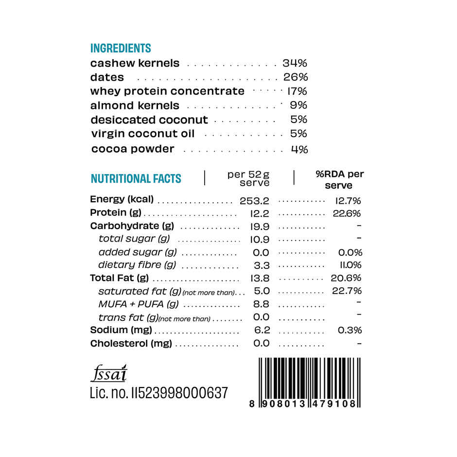 The Whole Truth Coconut Cocoa Protein Bar