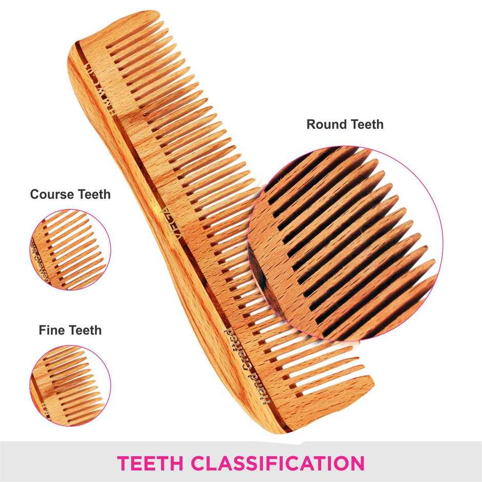 VEGA Natural Wooden Styling Hair Comb,Handmade,for Men and Women | HMWC-01