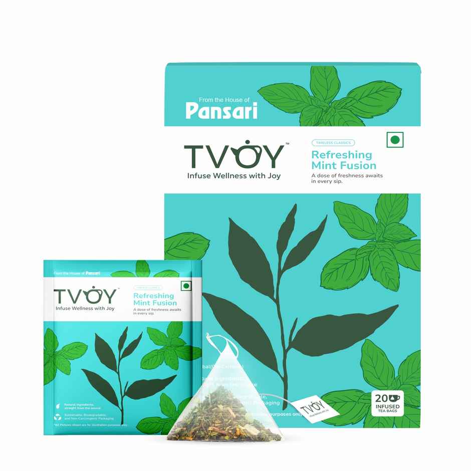 Pansari Tvoy Refreshing Mint Fusion Green Tea