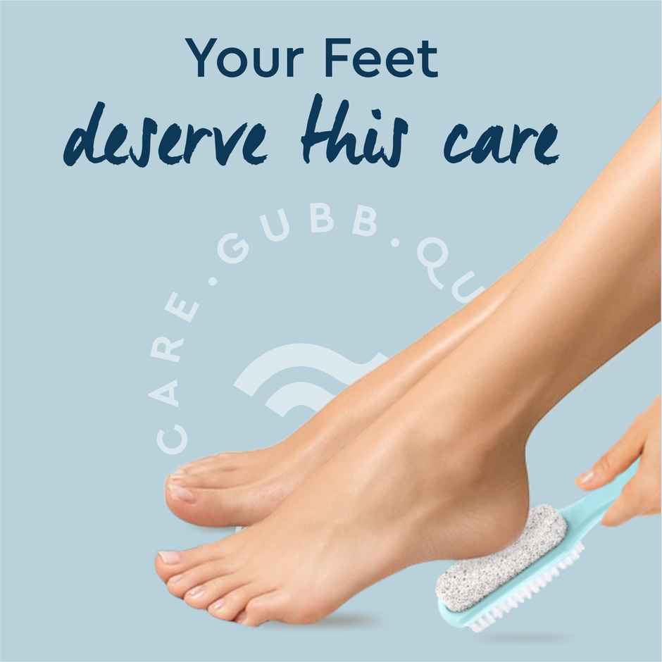 GUBB 2 In 1 Foot Brush With Pumice Stone