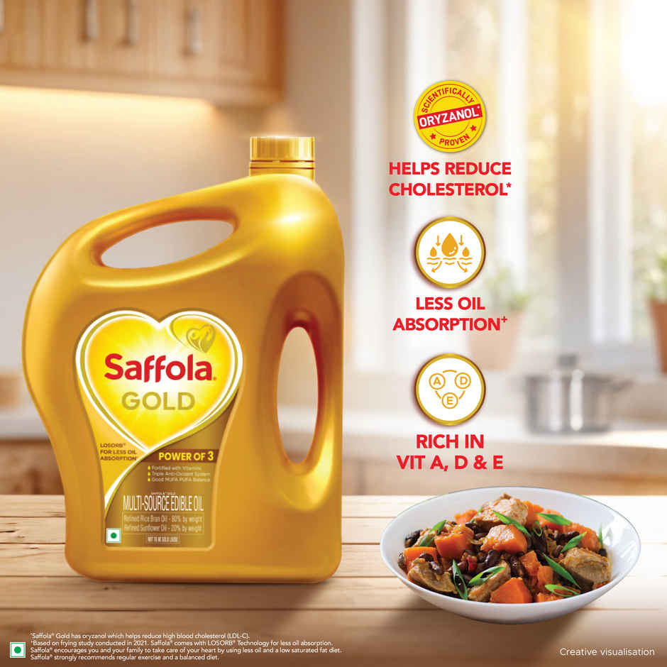 Saffola Gold Oil Power of 3