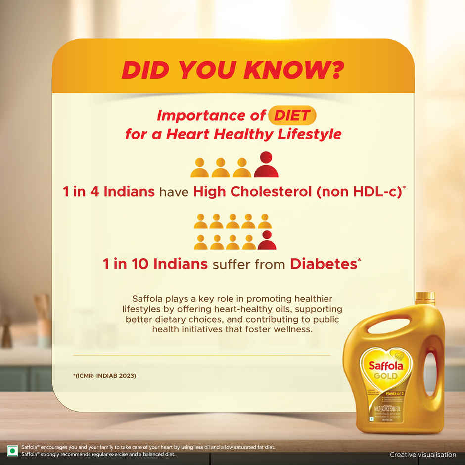 Saffola Gold Oil Power of 3