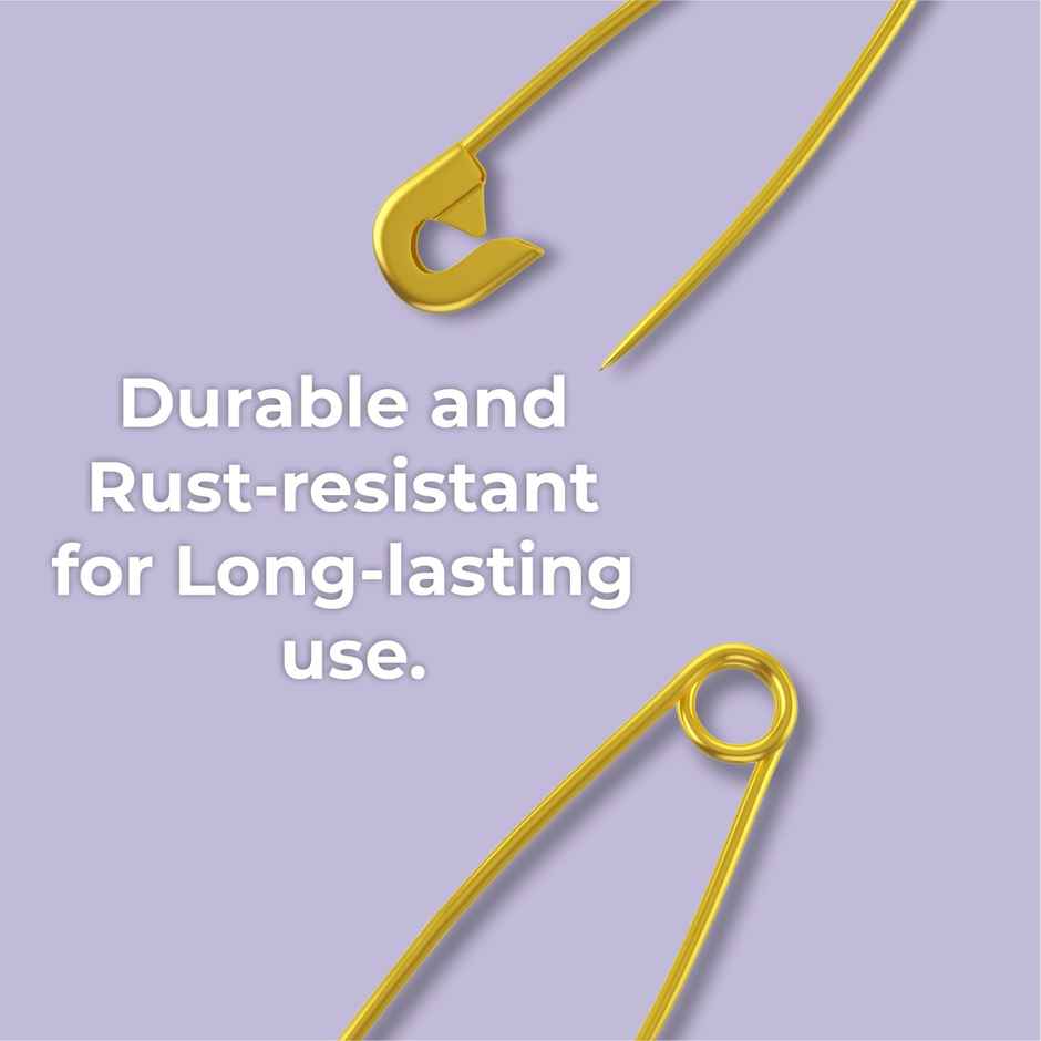 Gubb Golden Safety Pin Assorted Size