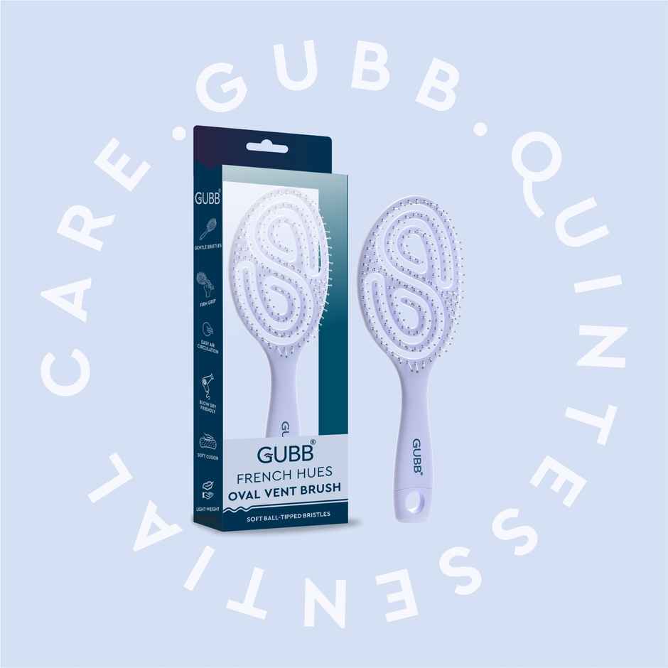 GUBB French Hues Oval Vent Hair Brush