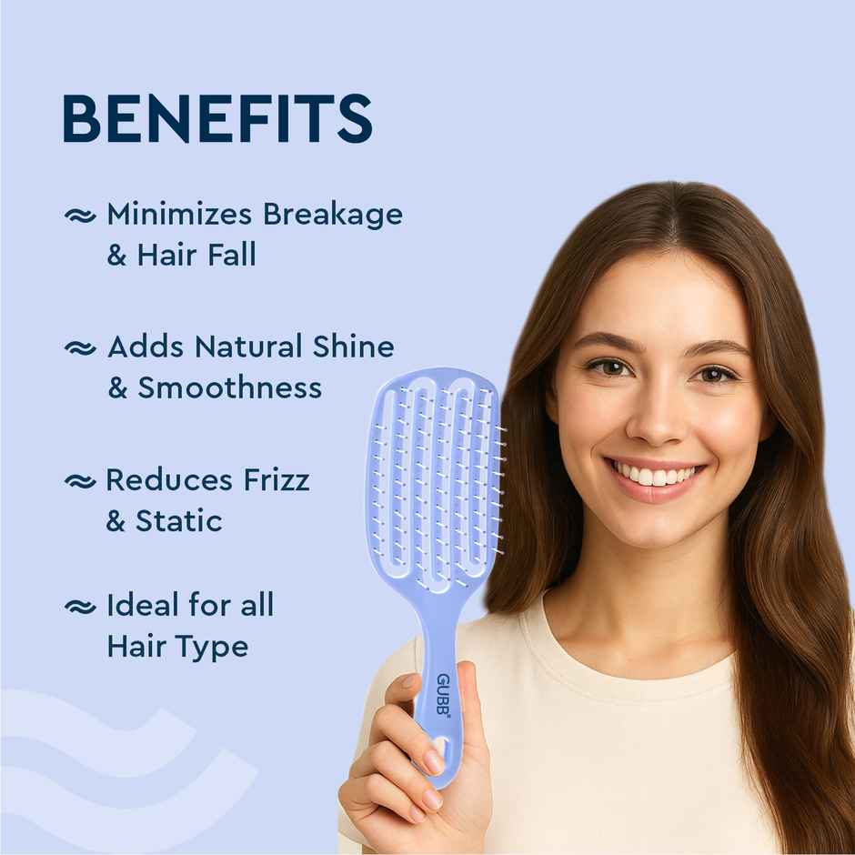 Gubb French Hues Paddle Vent Brush Long