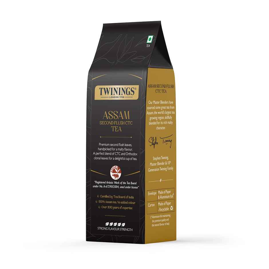 Twinings Assam Second Flush Ctc Tea | 100% Assam Tea| Premium Black Tea | Strong Flavour Strength