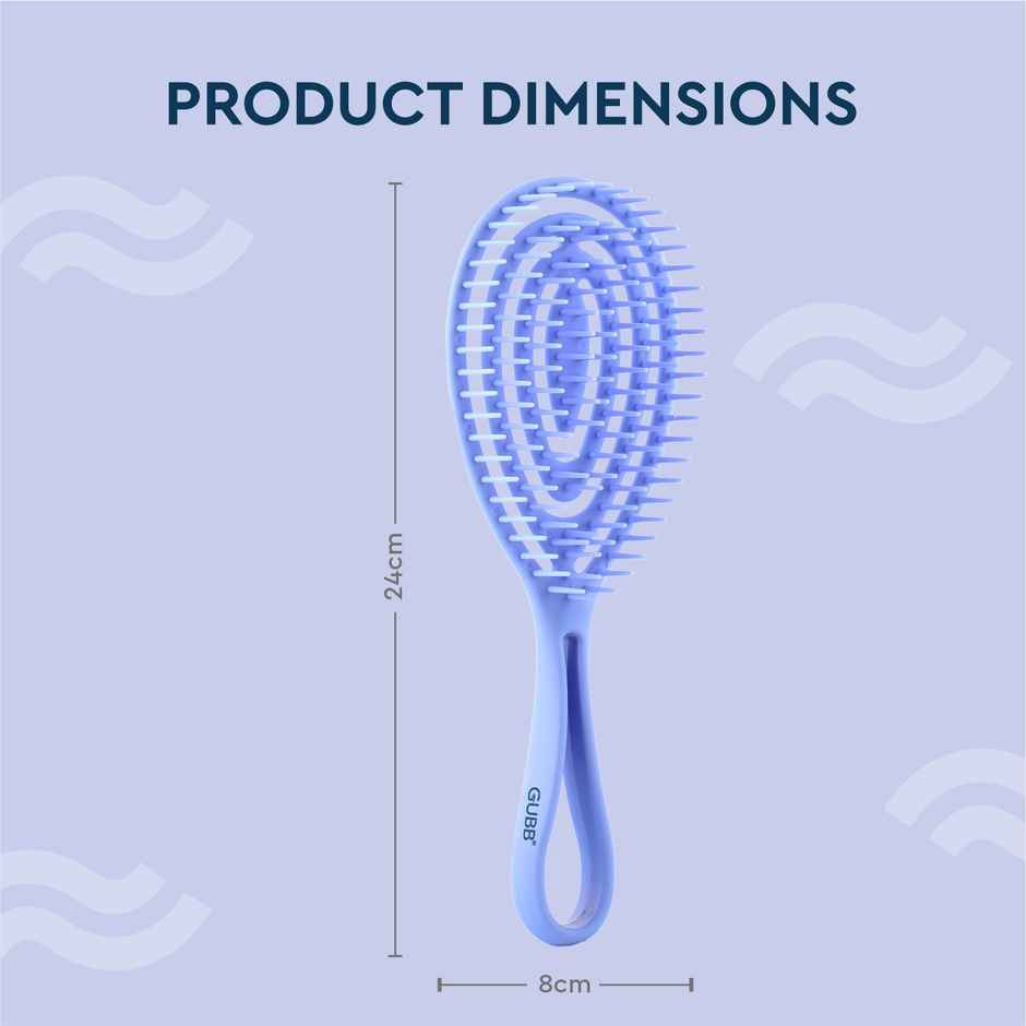 GUBB French Hues Vent Oval Hair Brush